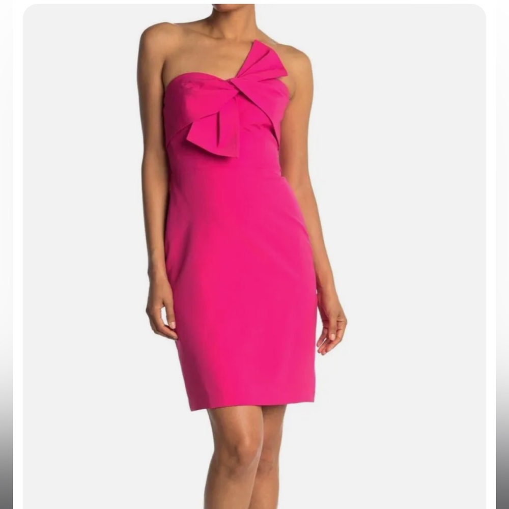 Hot Pink Strapless Sam Edelman Dress